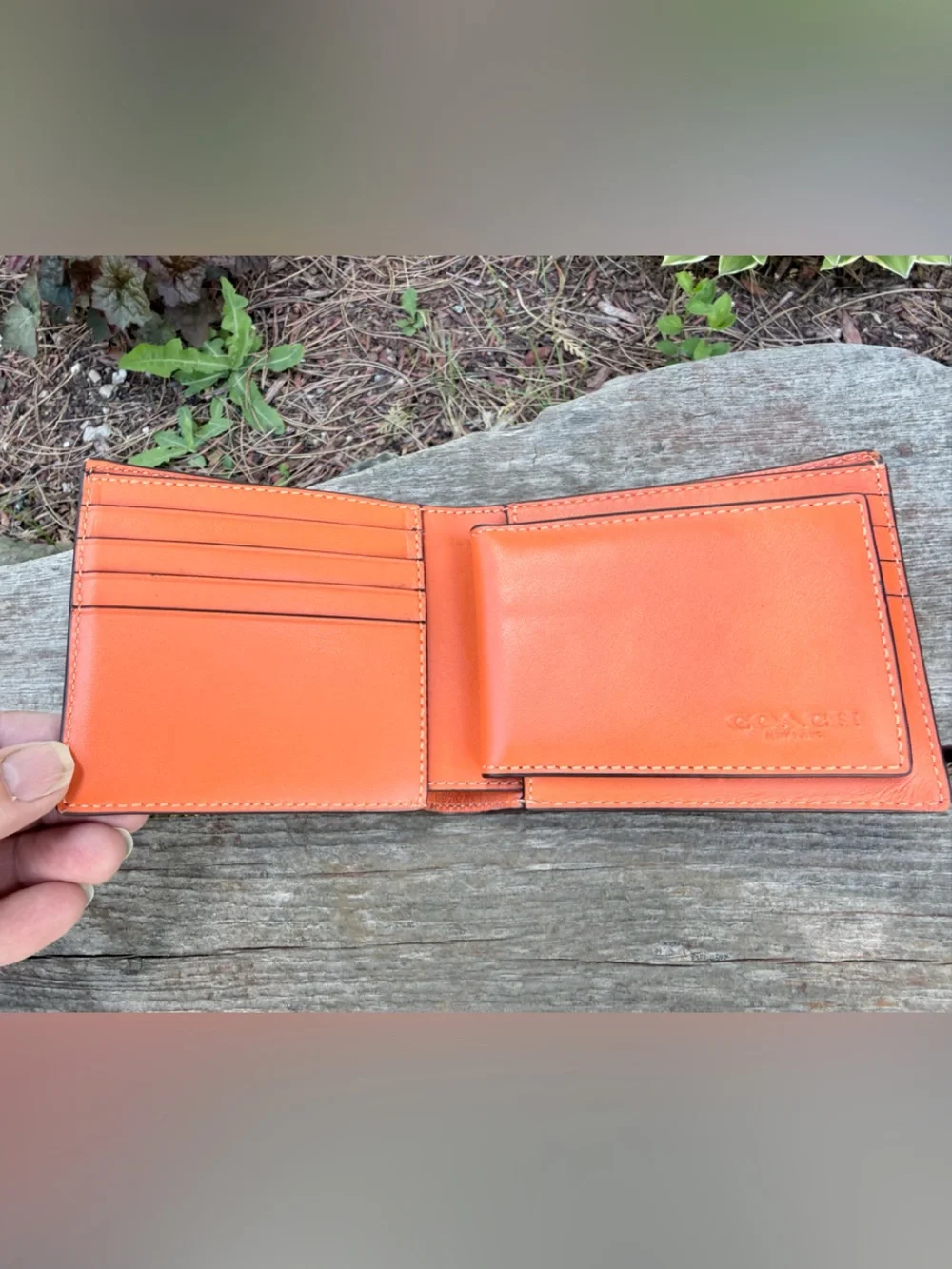 Vintage-Style Coach Wallet